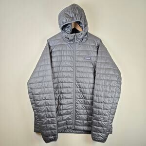 Patagonia Gray Quilted Hooded Vest